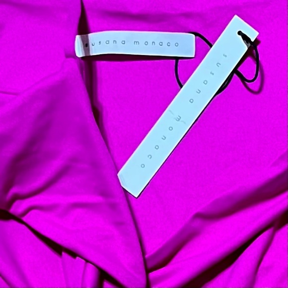 Ruffled Mini Wrap Dress | Susana Monaco - Picture 3 of 3